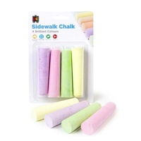 EC - Sidewalk Chalk Fluorescent (pack of 4)